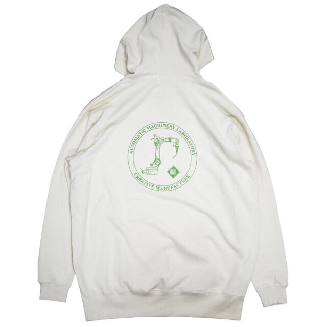 Jieda(ジエダ)のJieDa CIRCLE GRAPHIC HOODIE WHITE 2 メンズのトップス(パーカー)の商品写真