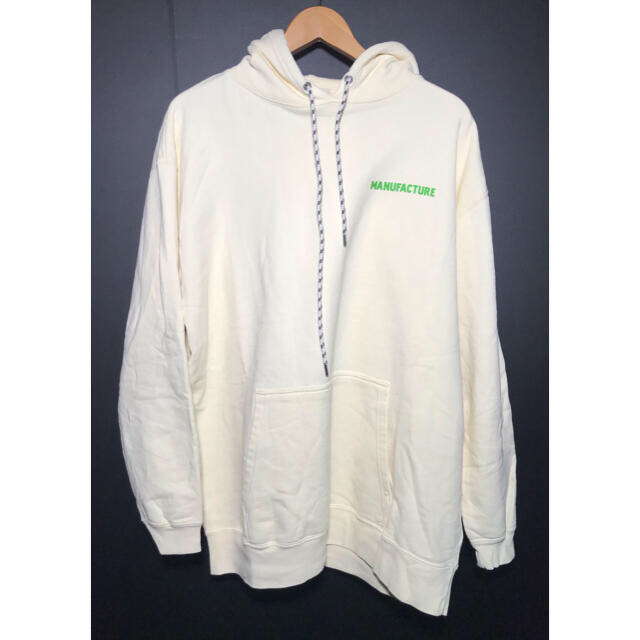 Jieda(ジエダ)のJieDa CIRCLE GRAPHIC HOODIE WHITE 2 メンズのトップス(パーカー)の商品写真