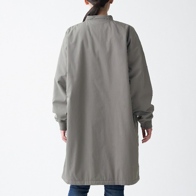 MUJI (無印良品)(ムジルシリョウヒン)の新品 無印良品 撥水中わた スタンドカラーコート レディースのジャケット/アウター(ロングコート)の商品写真