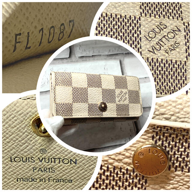 LOUIS VUITTON(ルイヴィトン)の状態良好!! ルイヴィトン ミュルティクレ キーケース 6連 ダミエ アズール メンズのファッション小物(キーケース)の商品写真