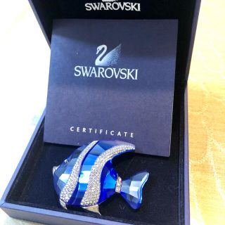 スワロフスキー(SWAROVSKI)の【新品未使用】スワロフスキー  エンゼルフィッシュのブローチ(ブローチ/コサージュ)