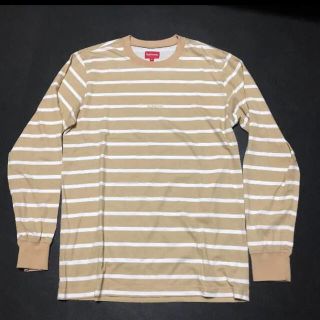 Supreme - シュプリームボーダーロンTサイズMの通販 by