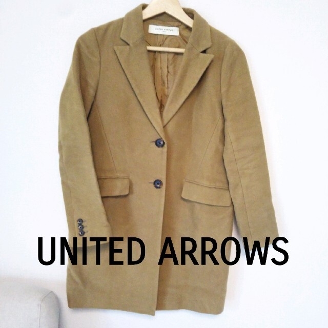 UNITED ARROWS(ユナイテッドアローズ)のユナイテッドアローズ　UNITED　ARROWS　チェスターコート レディースのジャケット/アウター(チェスターコート)の商品写真