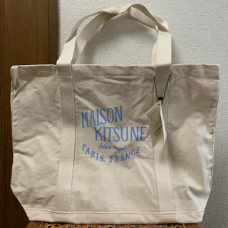 メゾンキツネ(MAISON KITSUNE')のMaison KITSUNE キャンバストートバッグ 新品未使用(トートバッグ)