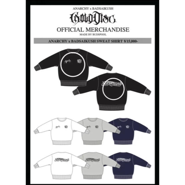ANARCHY× BADSAIKUSH PRINT トレーナー 好きに 11333円 kinetiquettes.com