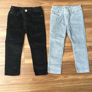 ザラ(ZARA)の2枚セット☆ZARA ザラ　コーデュロイパンツ　98cm(パンツ/スパッツ)