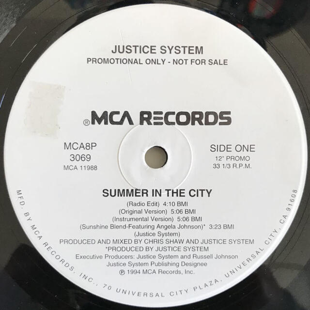 Justice System - Summer In The City