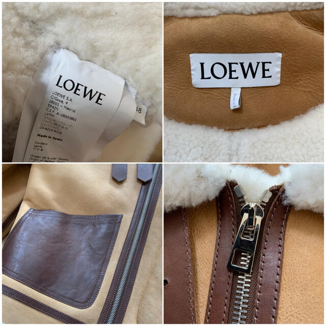 LOEWE(ロエベ)のLOEWE shearling aviator jacket 48  メンズのジャケット/アウター(ブルゾン)の商品写真