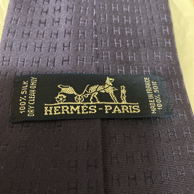 Hermes(エルメス)のエルメス　ネクタイ　ネイビー メンズのファッション小物(ネクタイ)の商品写真