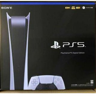 プレイステーション(PlayStation)のPS5　本体　 デジタルエディション(家庭用ゲーム機本体)