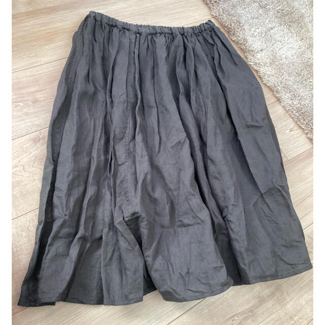 STUDIO CLIP(スタディオクリップ)のスタディオクリップ　リネン　スカート レディースのスカート(ひざ丈スカート)の商品写真