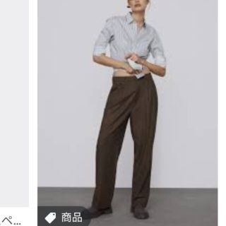 ザラ(ZARA)のZARA  ダッドパンツ　ブラウン(その他)