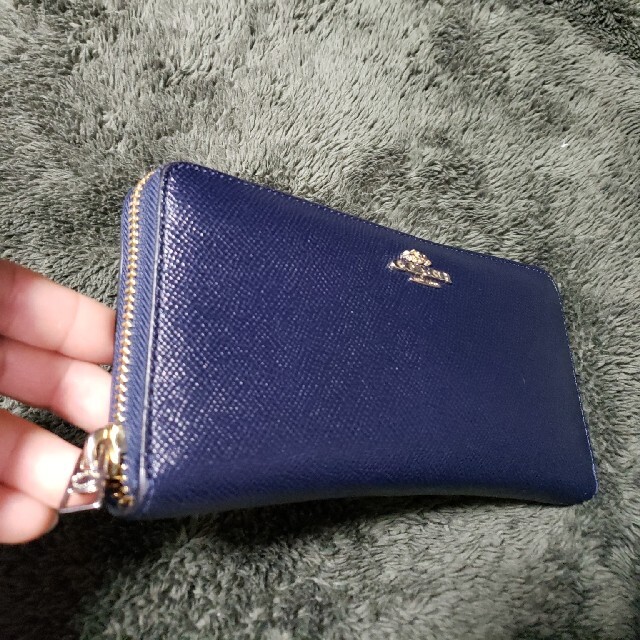 COACH(コーチ)のCOACH 長財布 ネイビー レディースのファッション小物(財布)の商品写真