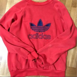 アディダス(adidas)の【お値下げ中❗️】adidas アディダス トレーナー　レッド(トレーナー/スウェット)