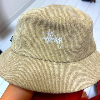 STUSSY - stussy コーデュロイバケットハット お値下げ早い者勝ち！の