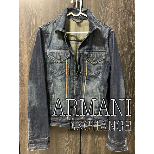 ARMANI EXCHANGE(アルマーニエクスチェンジ)のarmani exchange デニム ジャケット Gジャン インディゴ メンズのジャケット/アウター(Gジャン/デニムジャケット)の商品写真