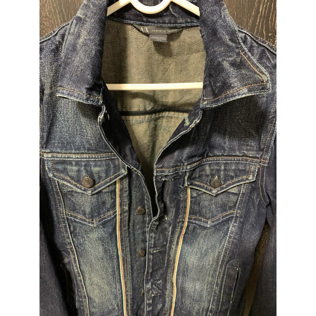 ARMANI EXCHANGE(アルマーニエクスチェンジ)のarmani exchange デニム ジャケット Gジャン インディゴ メンズのジャケット/アウター(Gジャン/デニムジャケット)の商品写真