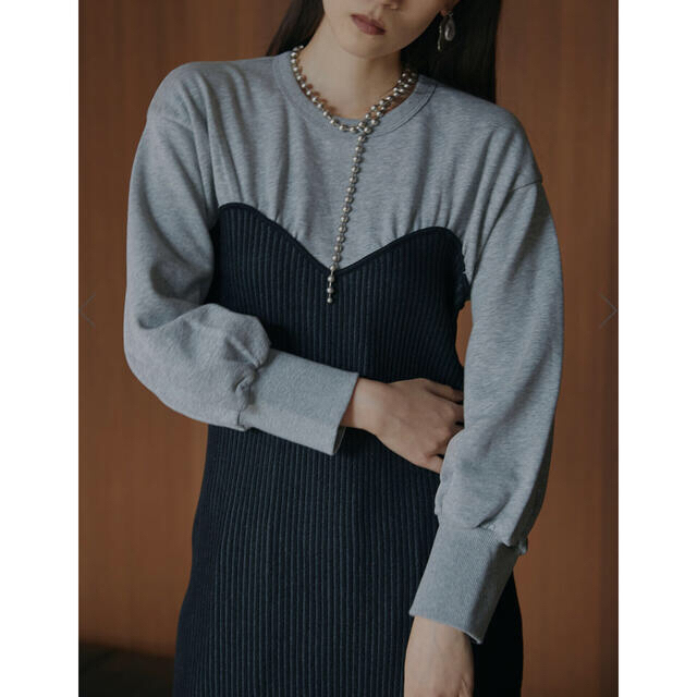 Ameri VINTAGE SWEAT KNIT DRESS 2