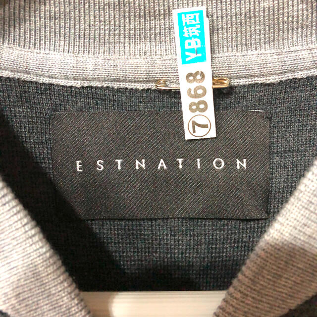 ESTNATION(エストネーション)のエストネーション　ジップニット　Ｌ メンズのトップス(ニット/セーター)の商品写真