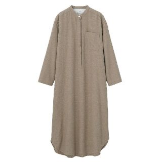 ムジルシリョウヒン(MUJI (無印良品))の◎新品◎ 無印良品 インド綿 フランネルクルタ／ブラウン／Ｌ～XL (パジャマ)