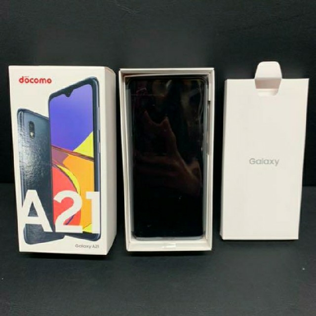 新品未使用品 ドコモ GALAXY A21 ブラック (SIMフリー)