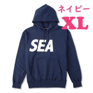 SEA HOODIE / NAVY-WHITE (SEA-03) XL(パーカー)