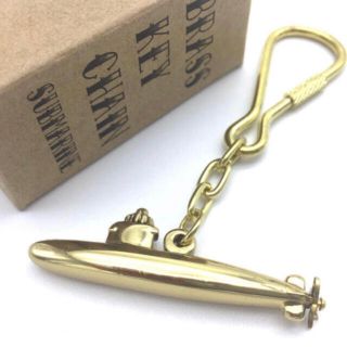 《かみや様専用》BRASS KEY CHAIN SUBMARINE＊(キーホルダー)