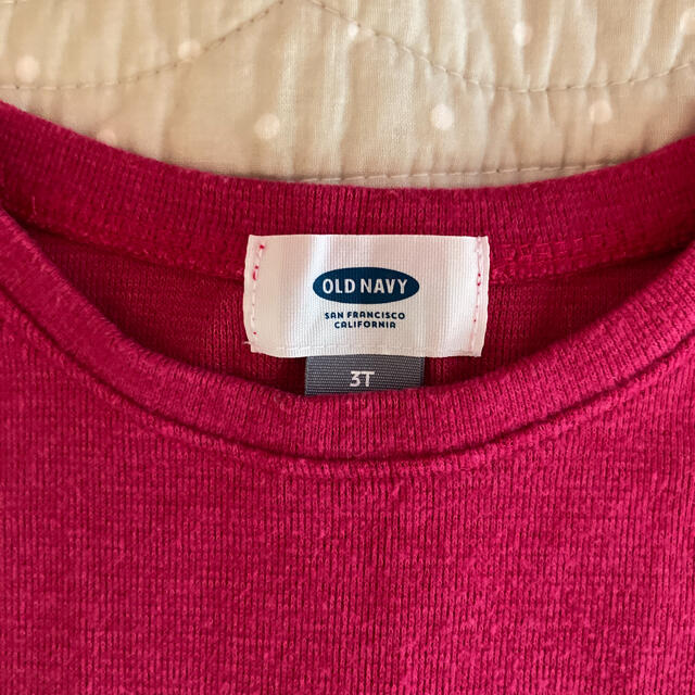 Old Navy(オールドネイビー)のOLD NAVY チュニック　トップス　3T キッズ/ベビー/マタニティのキッズ服女の子用(90cm~)(Tシャツ/カットソー)の商品写真