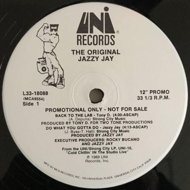 The Original Jazzy Jay - Back To The Labマイナーラップ