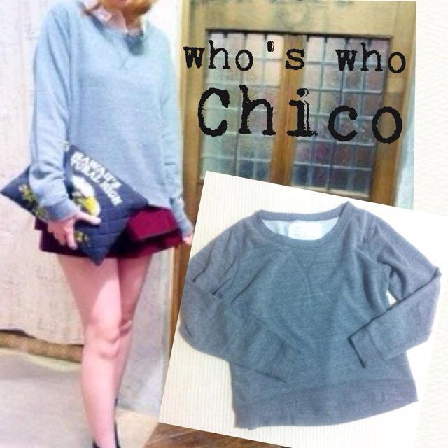 who's who Chico(フーズフーチコ)のフーズフーチコ スウェット レディースのトップス(トレーナー/スウェット)の商品写真