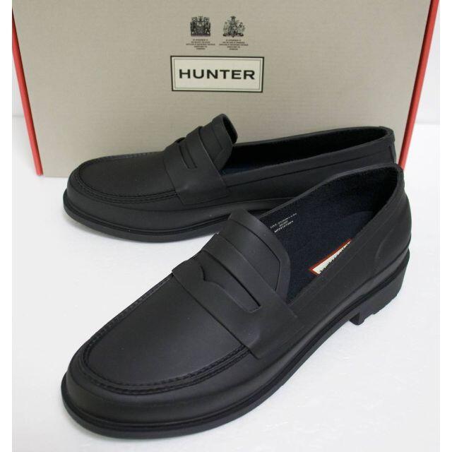 メンズ定価16500 新品 本物 HUNTER メンズ ローファー JP25 2031