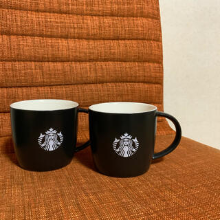 スターバックスコーヒー(Starbucks Coffee)の2個セット　オンラインストア限定　スタバマグカップ　ロゴマグブラック(グラス/カップ)