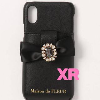 メゾンドフルール(Maison de FLEUR)の最終お値下げです！！Maison de FLEUR ビジューリボンポケット(iPhoneケース)