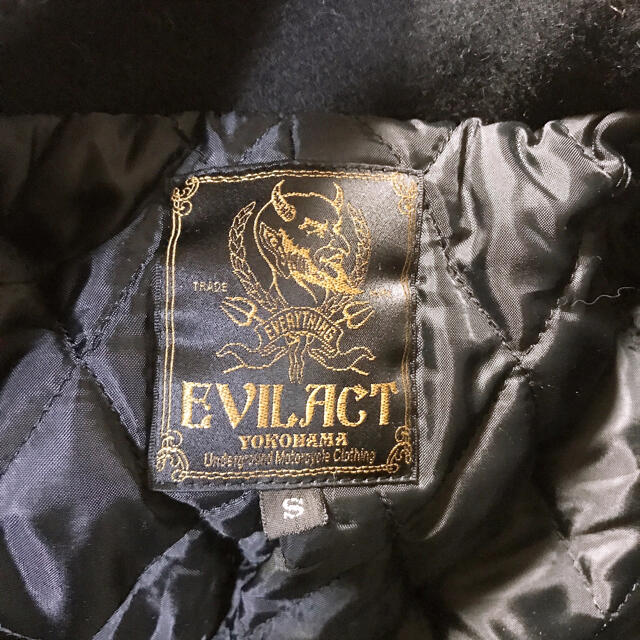 evilact Motorcycle heavy melton coat メンズのジャケット/アウター(ピーコート)の商品写真