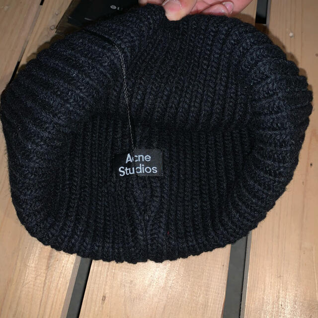 ACNE(アクネ)の新品 acne studios pancy N face ビーニー メンズの帽子(ニット帽/ビーニー)の商品写真