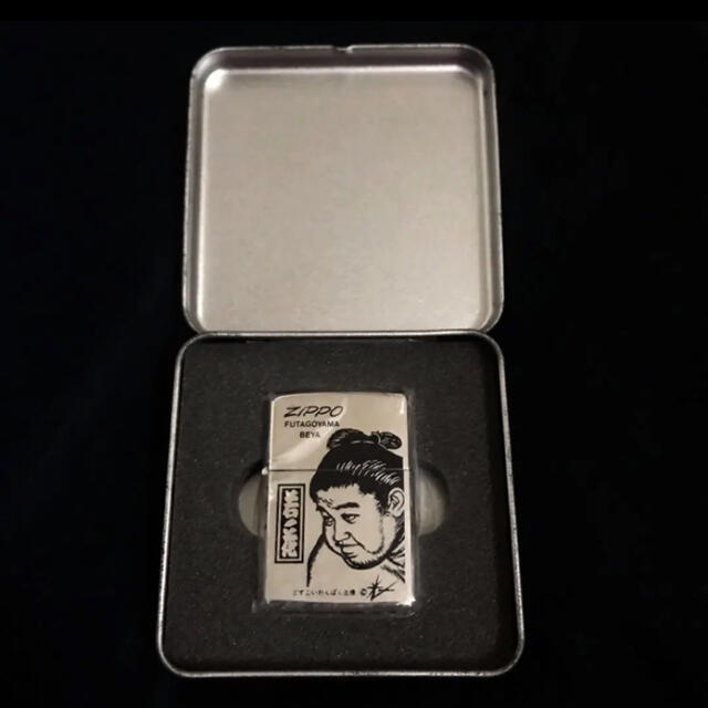 ZIPPO(ジッポー)の【即購入OK】若ノ花Zippo二子山部屋レア銀ジッポーどすこいわんぱく土俵大相撲 エンタメ/ホビーのコレクション(その他)の商品写真