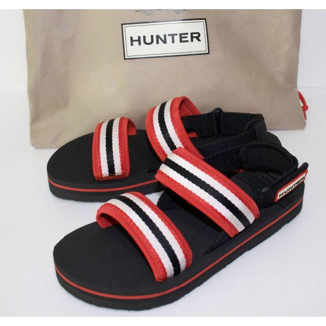 HUNTER(ハンター)の定価9900 新品 本物 HUNTER レディース サンダル JP22 2057 レディースの靴/シューズ(サンダル)の商品写真