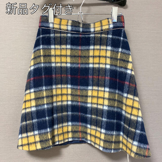 スナイデル(SNIDEL)の新品タグ付き♡snidelチェックスカート ミニスカート(ミニスカート)