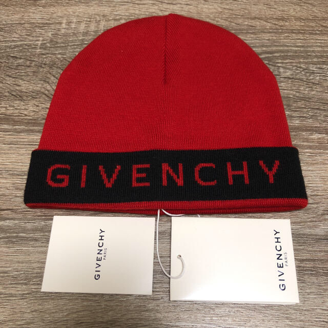 新品未使用　ジバンシー　GIVENCHY ニット帽　ニットキャップ　ウール