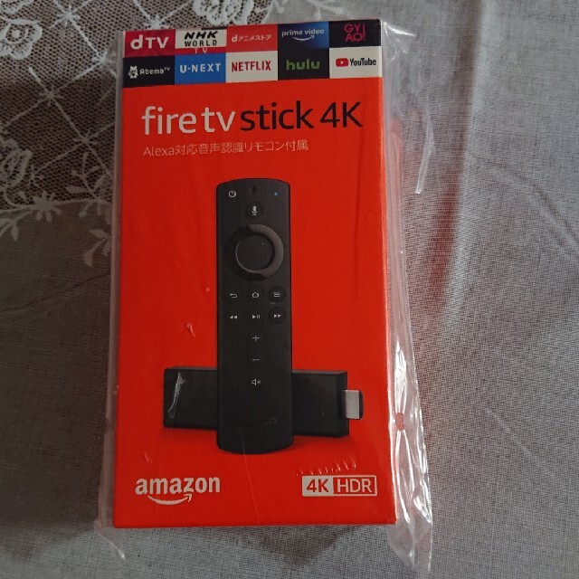 fire TV stick 4k 最新モデル 【新品・未開封】 スマホ/家電/カメラのテレビ/映像機器(映像用ケーブル)の商品写真