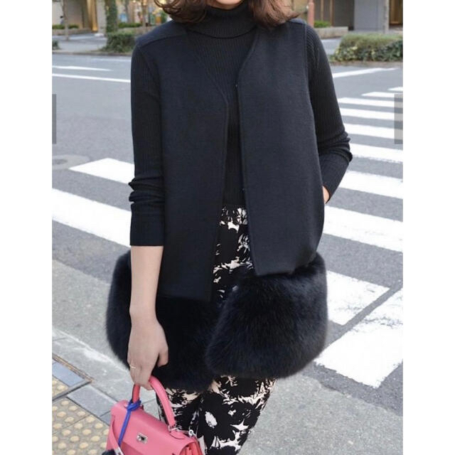eimy istoire - 新品 シェリエ sheller 2way foxファー ジレの通販 by