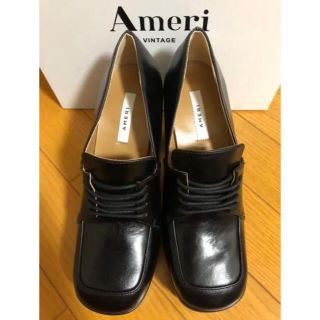 アメリヴィンテージ(Ameri VINTAGE)のプラットフォームローファー　ブラックSサイズ(ハイヒール/パンプス)