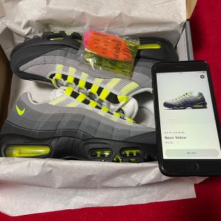 ナイキ(NIKE)のNIKE エアマックス 95 イエローグラデ(スニーカー)