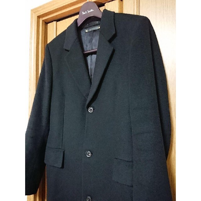 カシミヤ100 ポールスミス 16AW シングル チェスターコート | www
