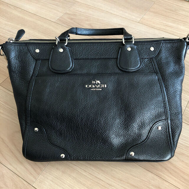 コーチ　coach 黒　トートバッグ　ショルダーバッグ