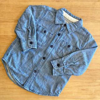 ベビーギャップ(babyGAP)のbabyGAP デニムシャツ 95cm 男の子(ブラウス)