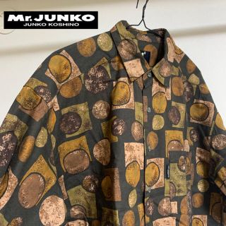 コシノジュンコ(JUNKO KOSHINO)のミスタージュンコ　コシノジュンコ　柄シャツ　総柄　アート　幾何学　モダン　総柄(シャツ)