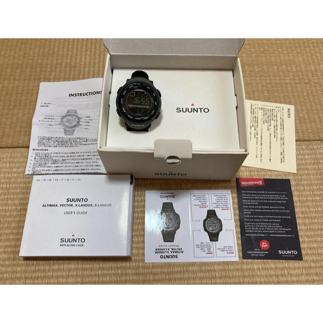 SUUNTO(スント)の★美品　完品　SUUNTO スント　ベクター　ミリタリーフォリッジグリーン　 メンズの時計(腕時計(デジタル))の商品写真