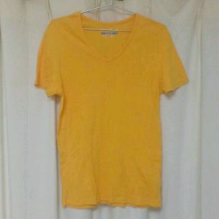 ザラ(ZARA)のZARA Vネック シャツ M(Tシャツ/カットソー(半袖/袖なし))