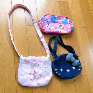 サンリオ(サンリオ)のみかん様専用　マイメロディ♡ハローキティ♡プリンセス　ポーチ♡バッグ3点セット(ポシェット)